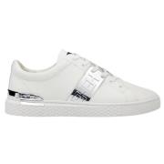 Ed Hardy Drakskal Låg Topp Sneakers White, Herr