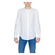 Blauer Långärmad Linneskjorta Vår/Sommarkollektion White, Herr