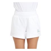 Puma Vita Dam Logo Print Shorts White, Dam