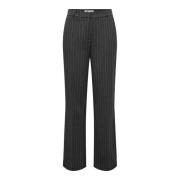 Only Rak Pinstripe Byxor Höst/Vinter Kollektion Gray, Dam