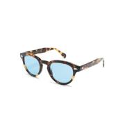 Moscot Klassiska Havana Blå Solglasögon Multicolor, Herr