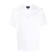 A.p.c. Vita T-shirts och Polos Kyle White, Herr