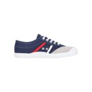 Kawasaki Signature Canvas Sko Navy Multicolor, Dam