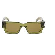 Saint Laurent Stiliga solglasögon Green, Unisex