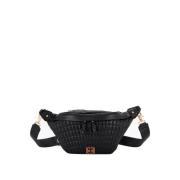 La Carrie Svart Quiltad Crossbody Väska Black, Dam