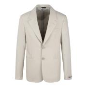 Fendi Klassisk Ull Blazer Beige, Herr