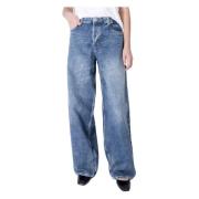 Adriano Goldschmied Vintage Blue Wide Leg Jeans Blue, Dam