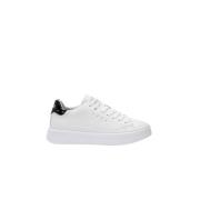 Sun68 Grace Leather Sneakers i Svart/Vit White, Dam