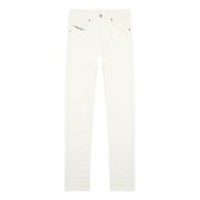 Diesel Vita Straight Jeans för Män White, Herr