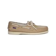 Sebago Beige Loafer Båtsko Klassisk Stil Beige, Herr