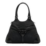 Gucci Vintage Pre-owned Canvas handvskor Black, Dam