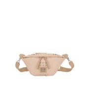 La Carrie Studded Nylon Crossbody Väska Beige Beige, Dam