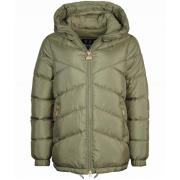 Barbour Quiltad Huva Jacka Green, Dam