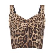 Dolce & Gabbana Cropped top Brown, Dam