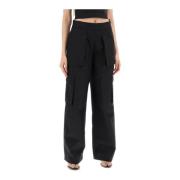 Alexander Wang Tapered Trousers Black, Dam