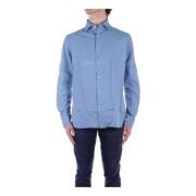 Paul & Shark Denim Yachting Skjorta med Framknappar Blue, Herr