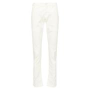 Jacob Cohën Offwhite Slim Fit Chinos Beige, Herr