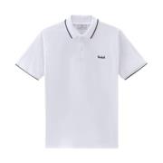 Woolrich Monterey Polo i Bright White White, Herr