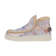 Mou Sommar Sequins Sneaker Nude Multicolor, Dam