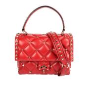 Valentino Vintage Pre-owned Laeder handvskor Red, Dam