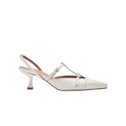 Scarosso Selena T-bar Pumps White, Dam