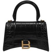 Balenciaga Läder handvskor Black, Dam