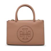 Tory Burch Ella Sand Läder Mini Väska Beige, Dam