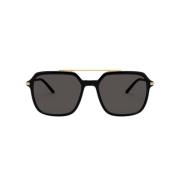 Dolce & Gabbana Svarta Solglasögon Dg6129 Modell 501/87 Black, Dam