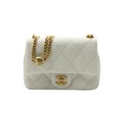 Chanel Vintage Pre-owned Laeder chanel-vskor White, Dam