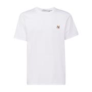 Maison Kitsuné T-Shirts White, Herr