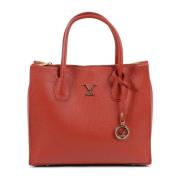 19v69 Italia Fashionable Leather Shoulder Bag Red, Dam