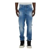 John Richmond Slim Blekt Jeans Blue, Herr