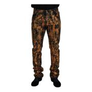 Dolce & Gabbana Slim-fit Trousers Multicolor, Herr