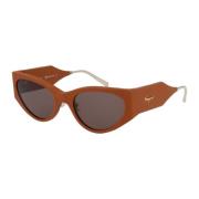 Salvatore Ferragamo Stiliga solglasögon Sf950Sl Brown, Dam