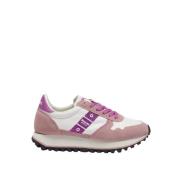 Blauer Rosa Sneakers Casual Stil Multicolor, Dam