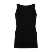 Fabiana Filippi Svart Topwear för Kvinnor Ss24 Black, Dam