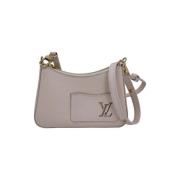 Louis Vuitton Vintage Pre-owned Laeder louis-vuitton-vskor Beige, Dam