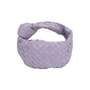 Bottega Veneta Vintage Pre-owned Mocka handvskor Purple, Dam