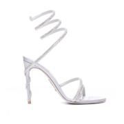 René Caovilla High Heel Sandals Gray, Dam