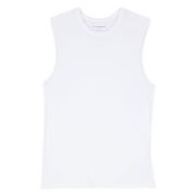 Officine Générale Vit Tank Tee Lyocell Bomull White, Dam