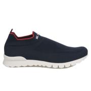 Kiton Sock Sneakers Blue, Herr