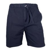 Hugo Boss Blå Bomull Bermuda Shorts Kenosh Modell Blue, Herr