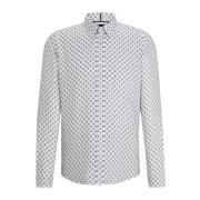 Hugo Boss Tryckt Oxford Skjorta Regular Fit Multicolor, Herr