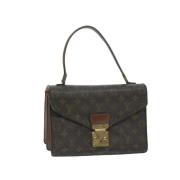 Louis Vuitton Vintage Pre-owned Canvas handvskor Brown, Dam