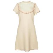 Miu Miu Pre-owned Pre-owned Tyg klnningar Beige, Dam