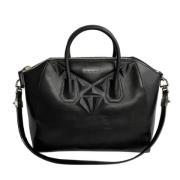 Givenchy Pre-owned Pre-owned Laeder crossbodyvskor Black, Dam