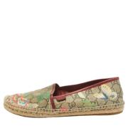 Gucci Vintage Pre-owned Belagd canvas lgskor Multicolor, Dam