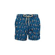 Saint Barth Dubbel Spritz Badshorts Multicolor, Herr