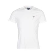 Barbour Herr Regular Fit Vit T-shirt White, Herr