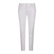 Dsquared2 Vita Ripped Cool Girl Jeans White, Dam